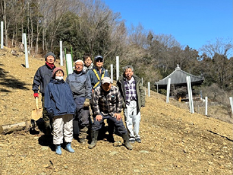 谷組花の会、日影谷地区の里山再生と景観保全